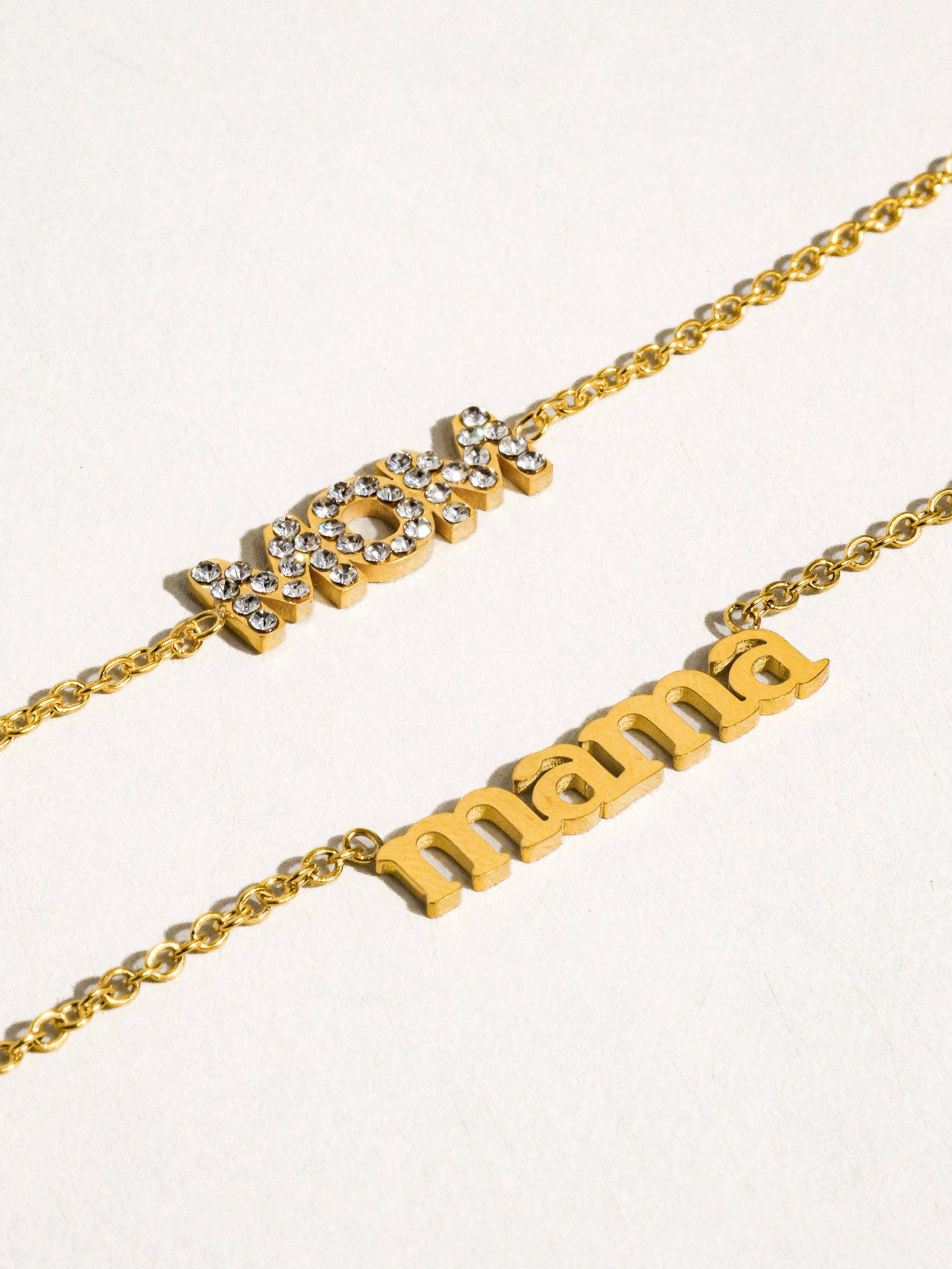 Image of Mother's Day 18K Gold Non-Tarnish Necklace